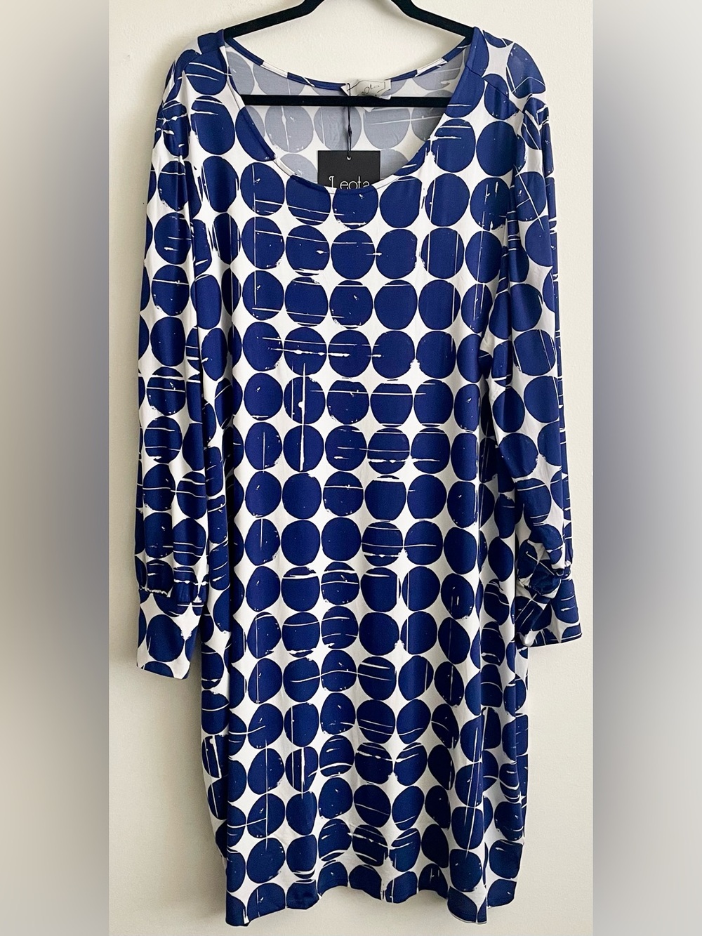 🫐 NWT Leota Plus Size Long Sleeve Dress - Handmade in NY🫐